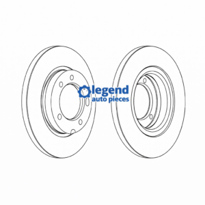 Paire de disques de frein arrière 310 V6 ph1